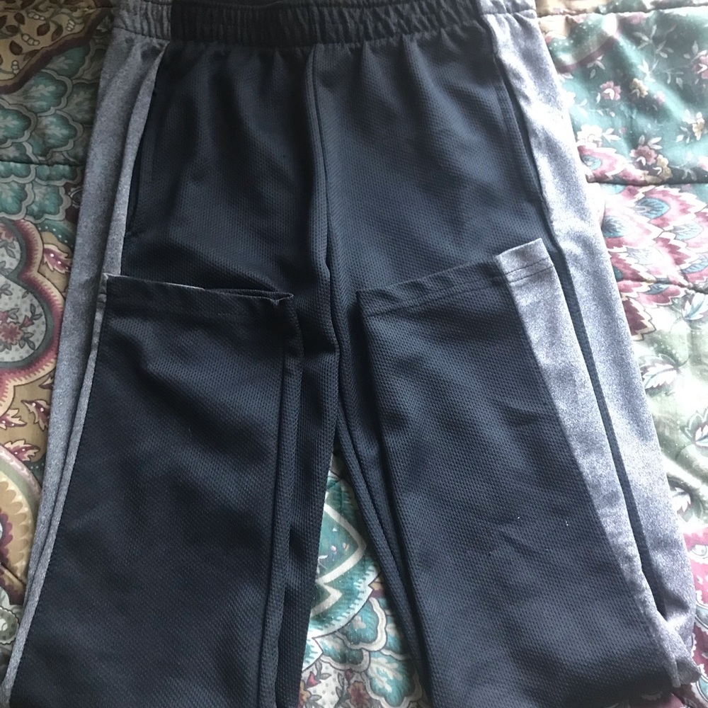 Black and grey pants